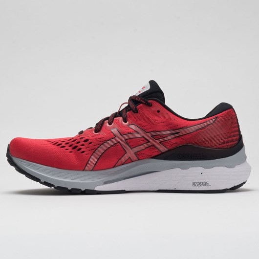 Electric Red / Black Orthofeet ASICS GEL-Kayano 28 Men's Running Shoes | EDLRK4215