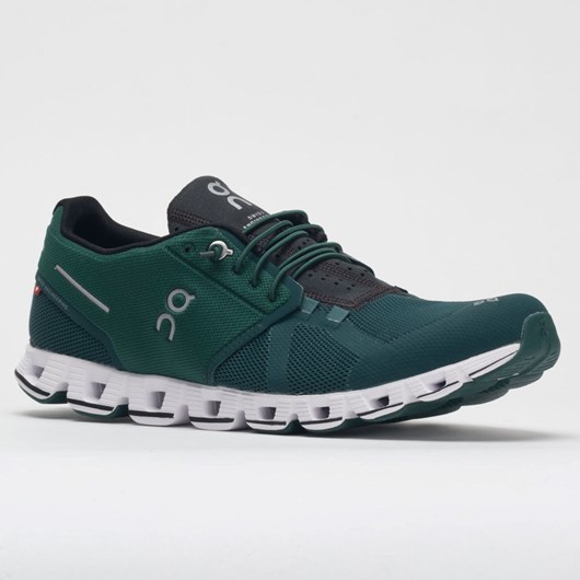 Evergreen / Black Orthofeet On Cloud Men's Running Shoes | RMPIV0173