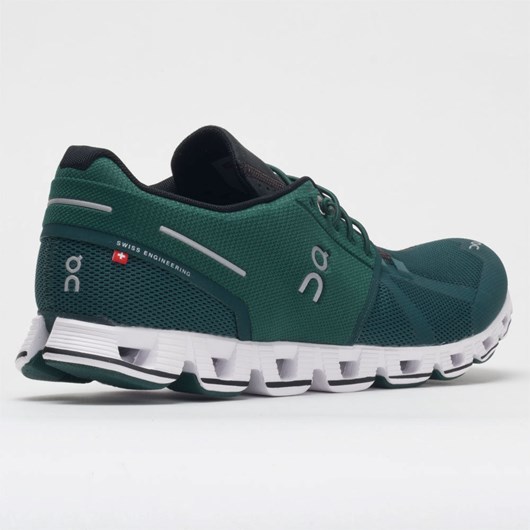 Evergreen / Black Orthofeet On Cloud Men's Running Shoes | RMPIV0173