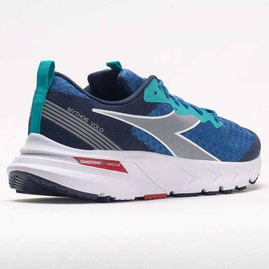 Federal Blue / Blue Corsair / Silver Orthofeet Diadora Mythos Blushield Volo Men's Running Shoes | LWEMD6501