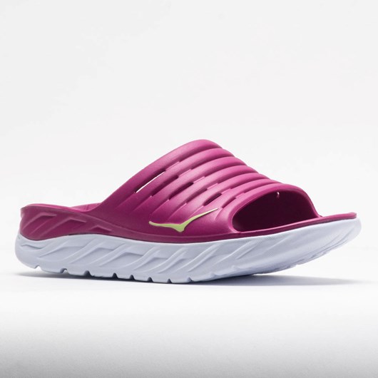 Festival Fuchsia / Butterfly Orthofeet HOKA Recovery Slide Women's Slide Sandals | RWEHV3216