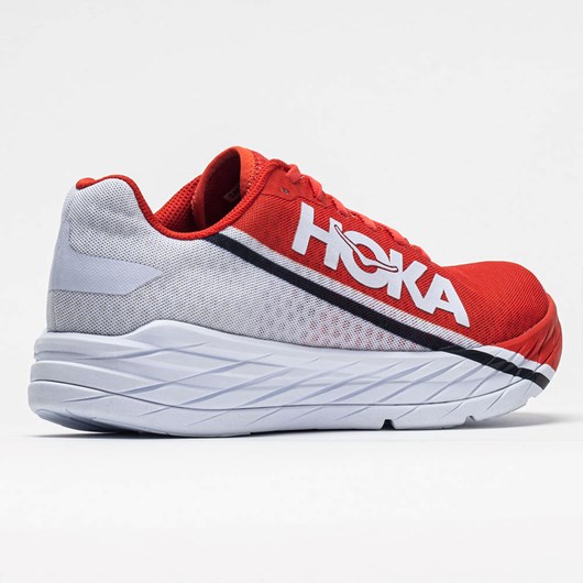 Fiesta / Black Orthofeet Hoka One One Rocket X Men's Running Shoes | BWPRT0962