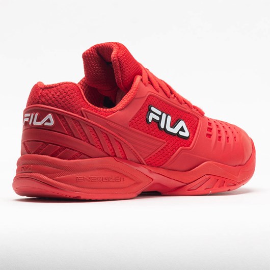 Flame Scarlet / White / Fila Navy Orthofeet Fila Axilus 2 Energized Women's Tennis Shoes | MADGC3267