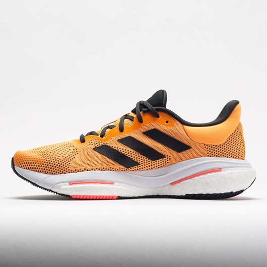 Flash Orange / Carbon / Turbo Orthofeet adidas Solar Glide 5 Men's Running Shoes | DLBQT4850