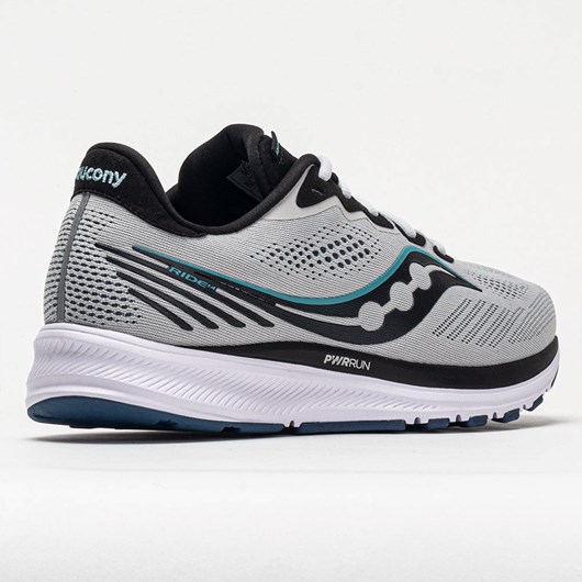 Fog / Black / Storm Orthofeet Saucony Ride 14 Men's Running Shoes | YRQID8361