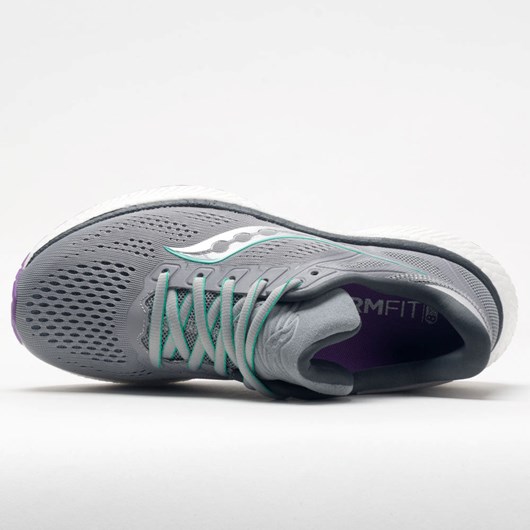 Fog / Ultraviolet Orthofeet Saucony Hurricane 23 Women's Running Shoes | XAYPD9856