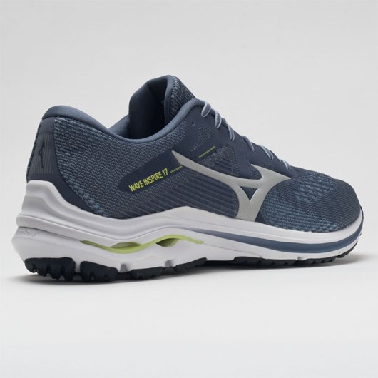 Folkstone Gray Orthofeet Mizuno Wave Inspire 17 Men's Running Shoes | VHQMO5469