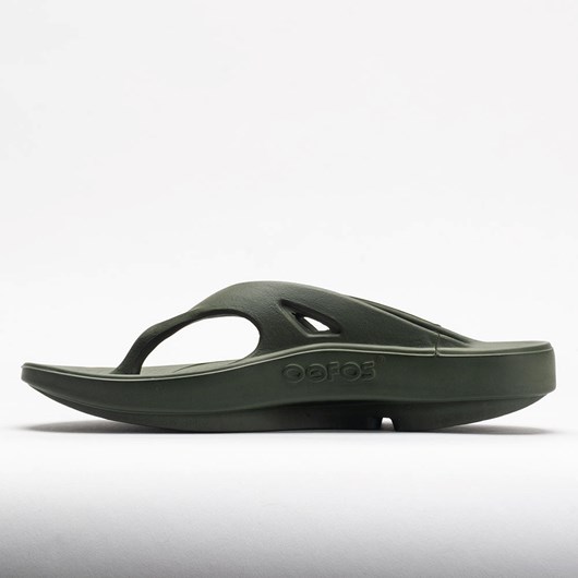 Forest Green Orthofeet OOFOS OOriginal Men's Slide Sandals | ZDIMR7569