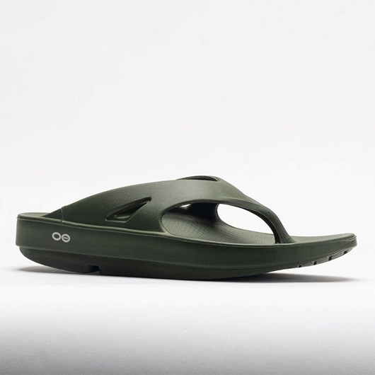 Forest Green Orthofeet OOFOS OOriginal Men's Slide Sandals | ZDIMR7569