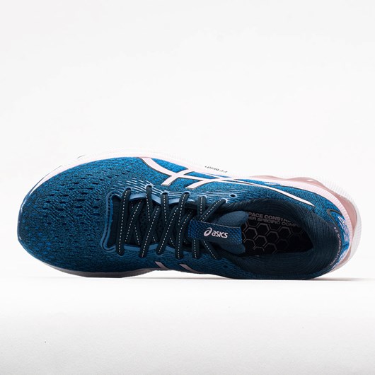 French Blue / Barely Rose Orthofeet ASICS GEL-Nimbus 24 Women's Running Shoes | RKITH4810