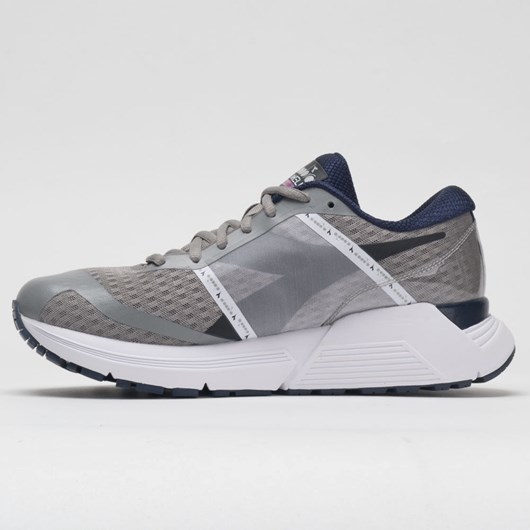 Frost Gray / Black / White Orthofeet Diadora Mythos Blushield Elite TRX Men's Running Shoes | XEBUA8279