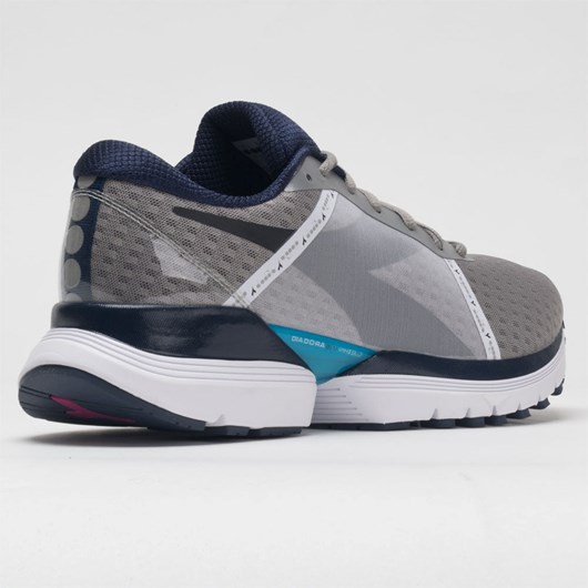 Frost Gray / Black / White Orthofeet Diadora Mythos Blushield Elite TRX Men's Running Shoes | XEBUA8279