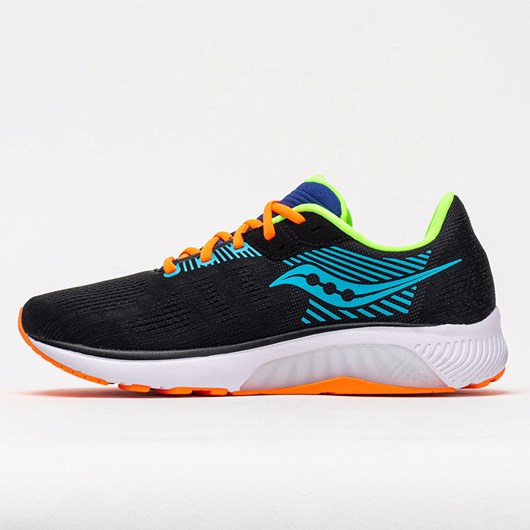 Future / Black Orthofeet Saucony Guide 14 Men's Running Shoes | BHLQO0615