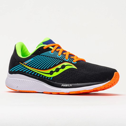 Future / Black Orthofeet Saucony Guide 14 Men's Running Shoes | BHLQO0615