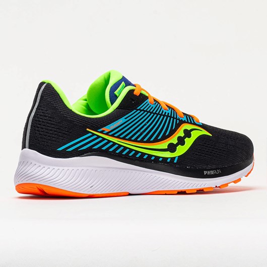 Future / Black Orthofeet Saucony Guide 14 Men's Running Shoes | BHLQO0615