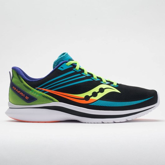 Future / Black Orthofeet Saucony Kinvara 12 Men\'s Running Shoes | EVUIK1329