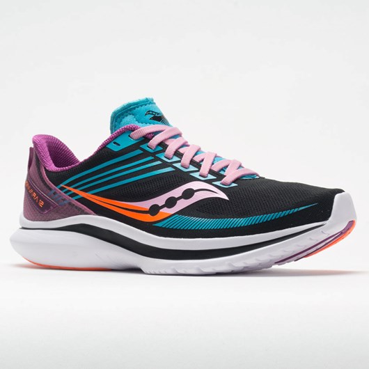 Future / Black Orthofeet Saucony Kinvara 12 Women's Running Shoes | ZIRNE1872