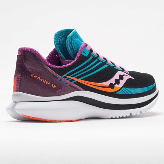 Future / Black Orthofeet Saucony Kinvara 12 Women's Running Shoes | ZIRNE1872