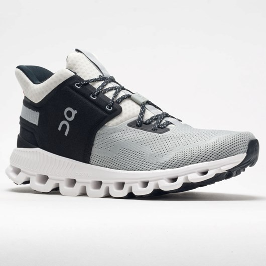 Glacier / Black Orthofeet On Cloud Hi Edge Men's Lifestyle Sneakers | HAIFW0712