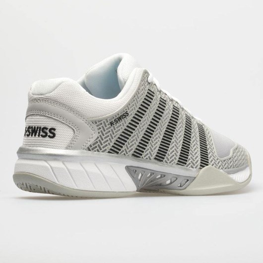 Glacier Gray / White / Silver Orthofeet K-Swiss Hypercourt Express Men's Tennis Shoes | DTPZO9320