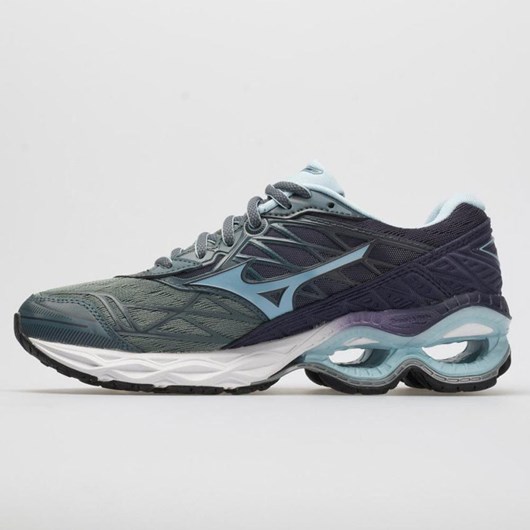 Graphite / Cool Blue Orthofeet Mizuno Wave Creation 20 Women's Running Shoes | FXKDC3508