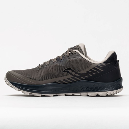 Gravel / Black Orthofeet Saucony Peregrine 11 Men's Trail Running Shoes | ZKXGH7358