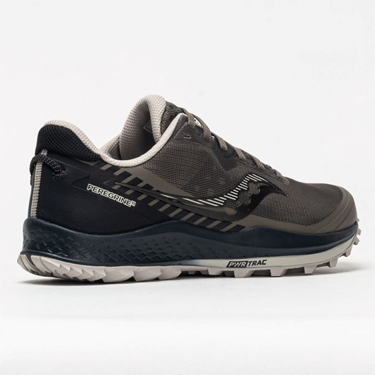 Gravel / Black Orthofeet Saucony Peregrine 11 Men's Trail Running Shoes | ZKXGH7358