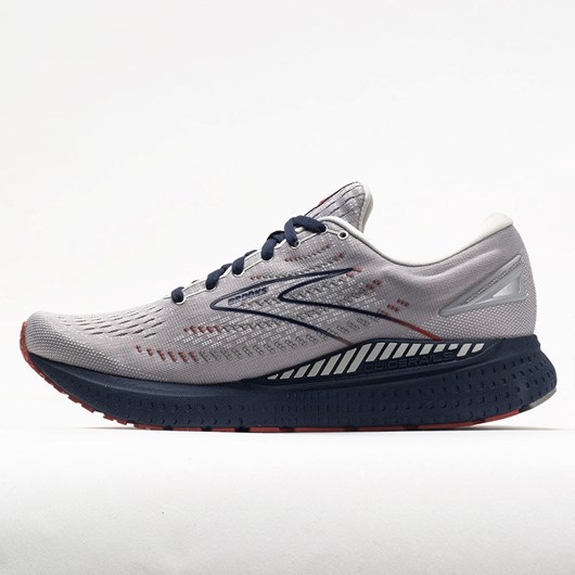 Gray / Alloy / Peacoat Orthofeet Brooks Glycerin GTS 19 Men's Running Shoes | ILUHO4293