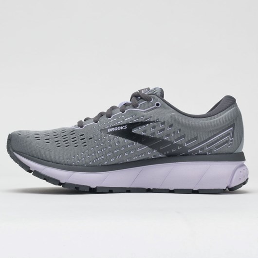 Gray / Blackened Pearl / Purple Orthofeet Brooks Ghost 13 Women's Running Shoes | STHPF6291