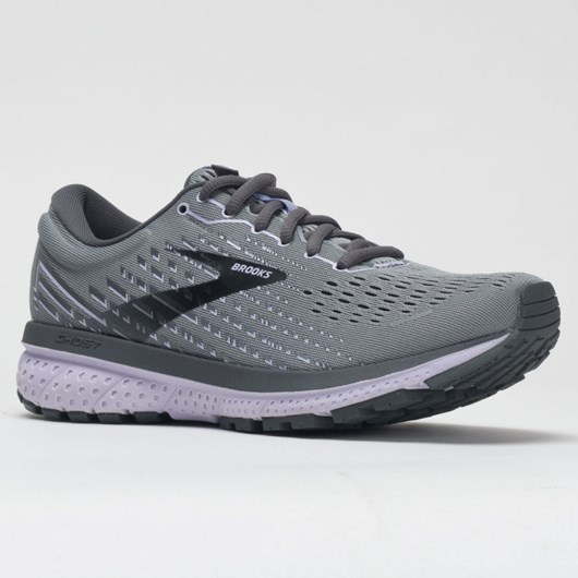 Gray / Blackened Pearl / Purple Orthofeet Brooks Ghost 13 Women's Running Shoes | STHPF6291