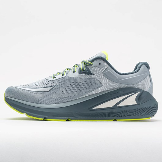 Gray / Lime Orthofeet Altra Paradigm 6 Men's Running Shoes | GQDYE6183