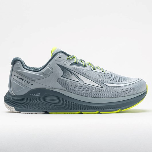 Gray / Lime Orthofeet Altra Paradigm 6 Men\'s Running Shoes | GQDYE6183