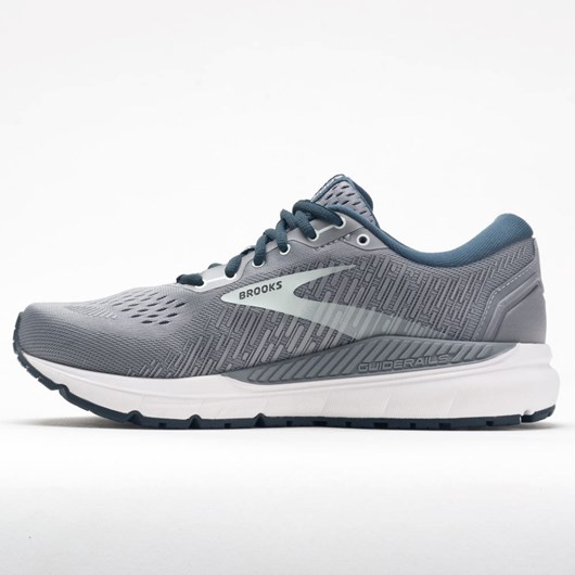 Gray / Navy / Aqua Orthofeet Brooks Addiction GTS 15 Women's Running Shoes | KCYIL3158