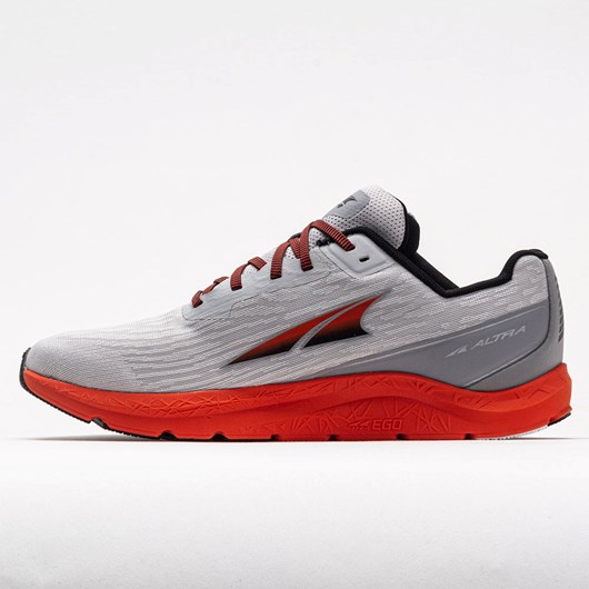 Gray / Orange Orthofeet Altra Rivera Men's Running Shoes | FLHNR4037