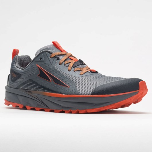 Gray / Orange Orthofeet Altra Timp 3 Men's Trail Running Shoes | KHSNL9187