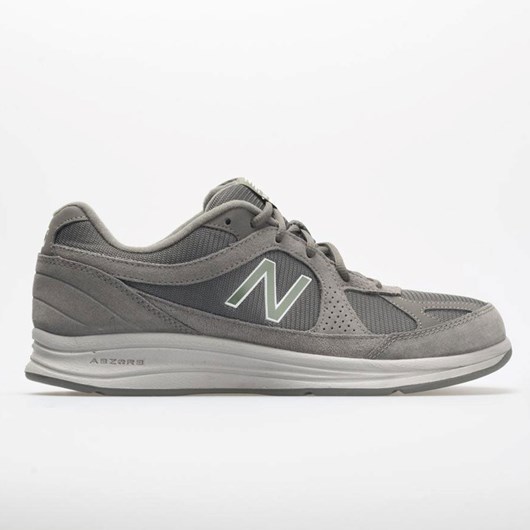 Gray Orthofeet New Balance 877 Men\'s Walking Shoes | MPZKF8753