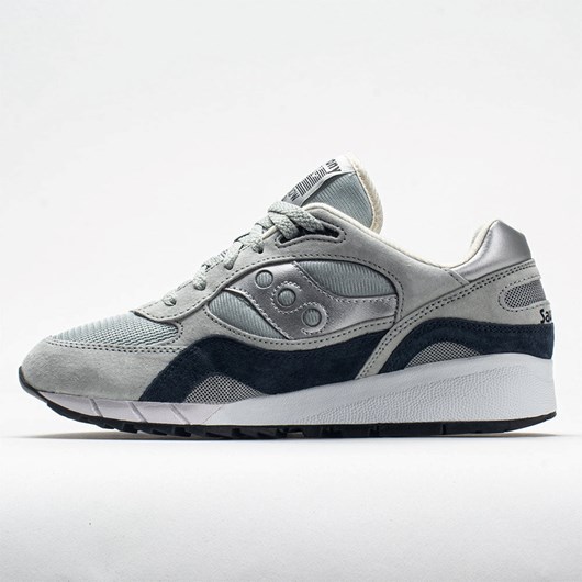 Gray / Silver Orthofeet Saucony Shadow 6000 Men's Lifestyle Sneakers | PKHMQ8249