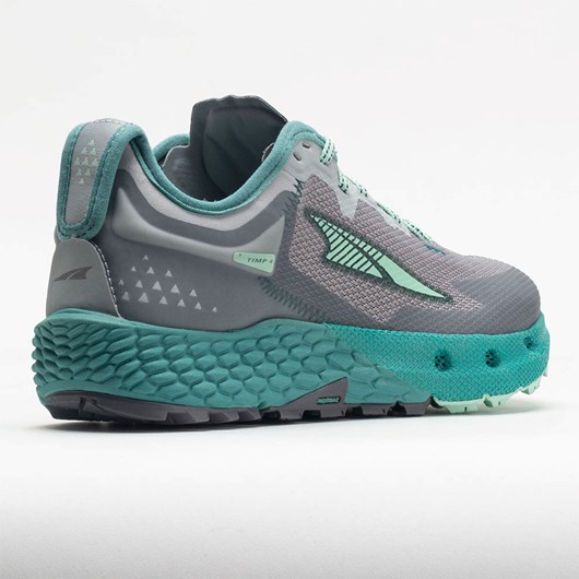 Gray / Teal Orthofeet Altra Timp 4 Women's Trail Running Shoes | SRBAM4931