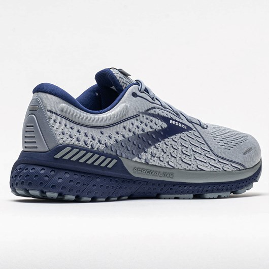 Gray / Tradewinds / Deep Cobalt Orthofeet Brooks Adrenaline GTS 21 Men's Running Shoes | VXDNQ7235