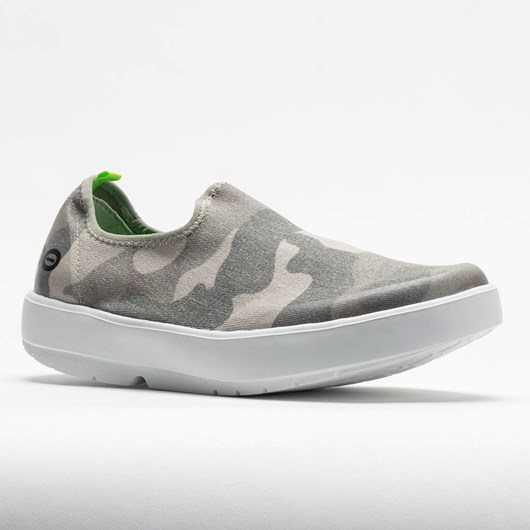 Green Camo Orthofeet OOFOS OOmg eeZee Limited Women's Walking Shoes | VOYTN4608