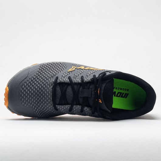 Grey / Black / Yellow Orthofeet Inov-8 Parkclaw 260 Knit Men's Trail Running Shoes | SUJBF8043