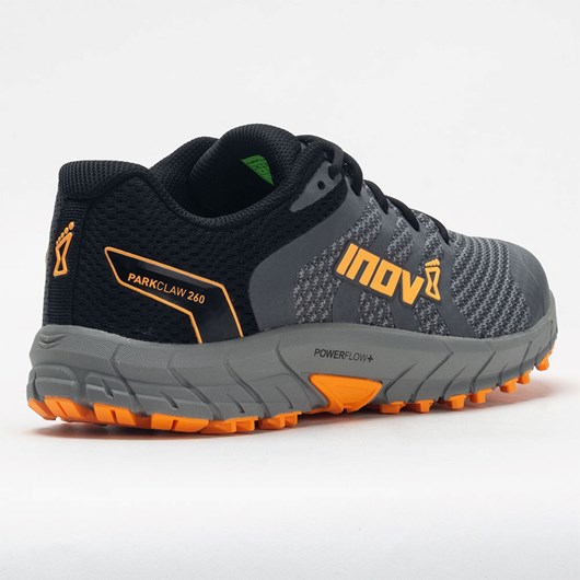 Grey / Black / Yellow Orthofeet Inov-8 Parkclaw 260 Knit Men's Trail Running Shoes | SUJBF8043