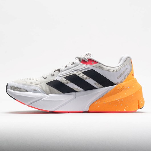 Grey / Carbon / Flash Orange Orthofeet adidas adiSTAR Men's Running Shoes | HEUYT3061