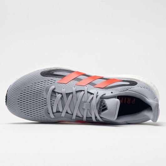 Halo Silver / Solar Red / Core Black Orthofeet adidas Solar Glide 4 Men's Running Shoes | JVPUA3164