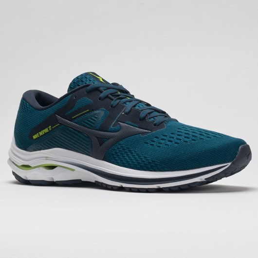 Harbor Blue / India Ink Orthofeet Mizuno Wave Inspire 17 Men's Running Shoes | FWBZN2834