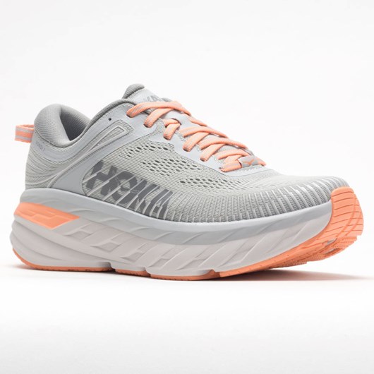 Harbor Mist / Sharkskin Orthofeet Hoka One One Bondi 7 Women's Running Shoes | ZJTGO2840