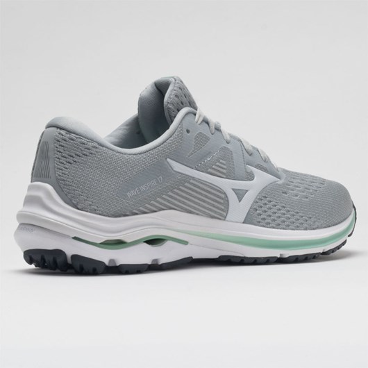 Harbor Mist / White Orthofeet Mizuno Wave Inspire 17 Women's Running Shoes | ZIYMK4170