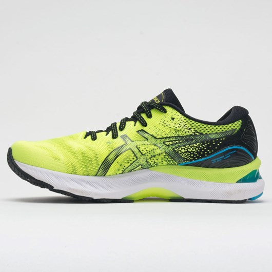 Hazard Green / Black Orthofeet ASICS GEL-Nimbus 23 Men's Running Shoes | LWACM2740