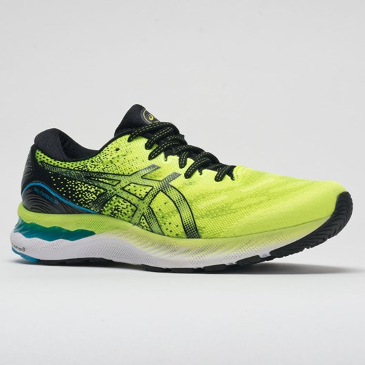 Hazard Green / Black Orthofeet ASICS GEL-Nimbus 23 Men's Running Shoes | LWACM2740