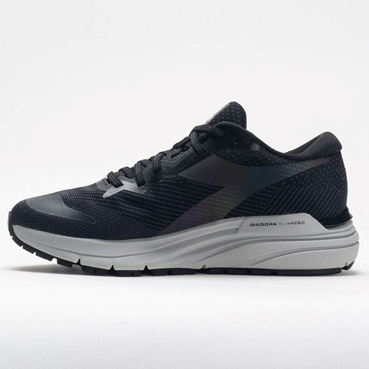 Hip Black / Nine Iron Orthofeet Diadora Mythos Blushield 6 Men's Running Shoes | GSVHW6128